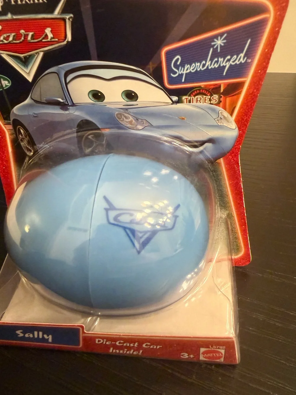 Pixar Cars Sally Diecast Toy Car Sally Easter Egg Sealed Unopened Flawed
